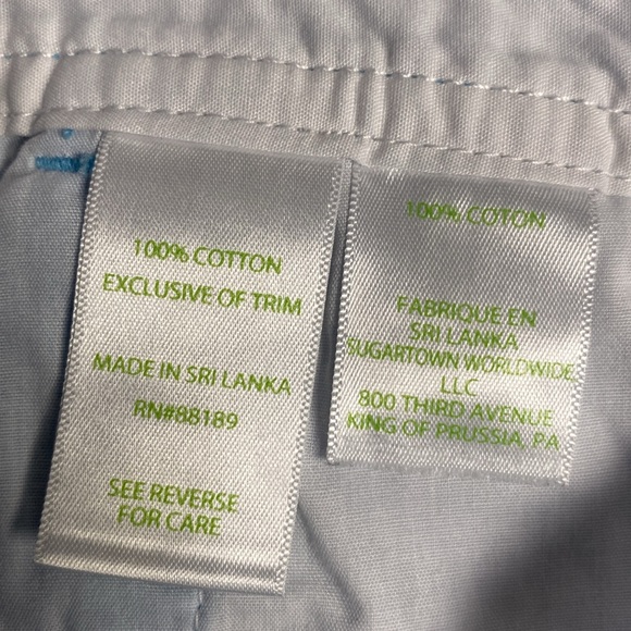 Lilly Pulitzer blue the Callahan shorts size 14 - Picture 7 of 8